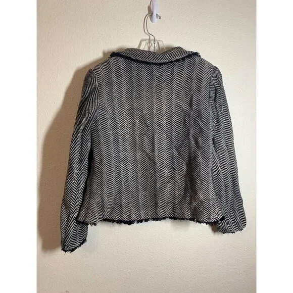 Doncaster Vintage Silk Blazer Women's Size 14 Business Casual Black Office I10 - Picture 2 of 7